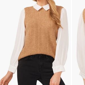 NWT CECE sweater blouse